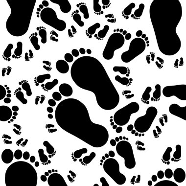 Bebek ayak seamless modeli