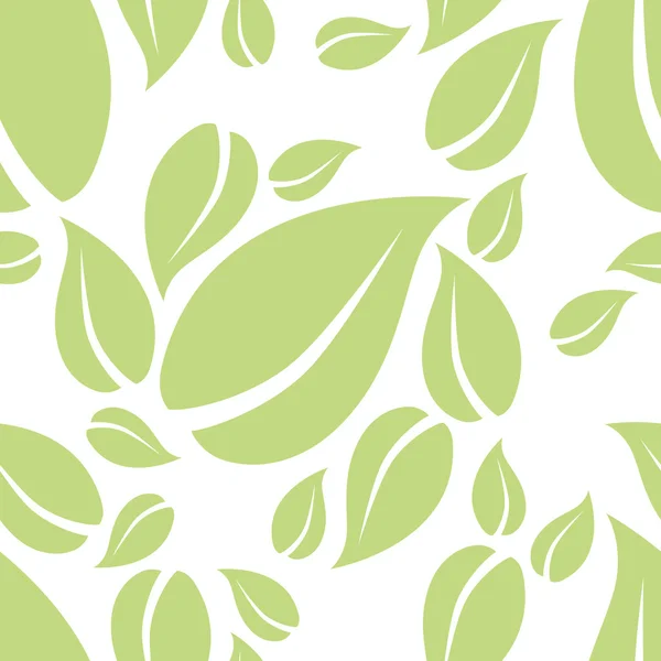 Mint leaf seamless pattern — Stock Vector