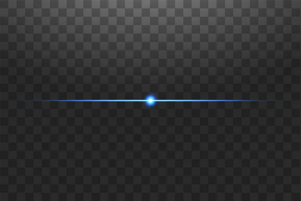 Shape Single Line Light Beam Spotlight Star Blue Neon Lines — Archivo Imágenes Vectoriales