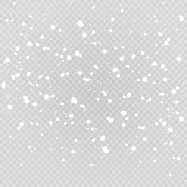 Снігопади Сніжинки Різних Форм Форм Сніжинки Сніговий Фон Новорічний Сніг — стоковий вектор
