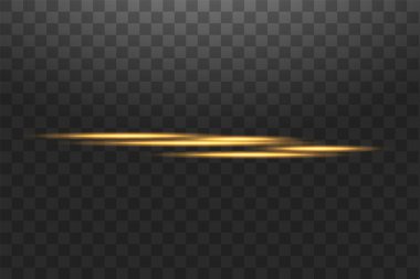 İzole edilmiş altın şeffaf efekt, parlaklık, patlama, parıltı, çizgi, güneş ışığı, kıvılcım ve yıldızlar. Resim tasarımı için, Noel kutlaması için pankart, sihirli ışık ışını