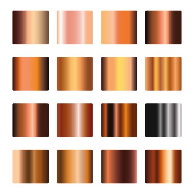 Bronz Gradyan set koleksiyonu Shin Lüks Parlak