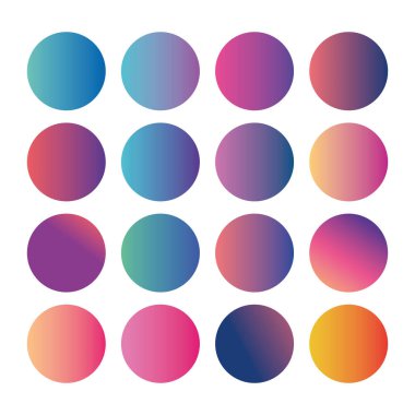 Renkli Gradyan set koleksiyonu Shin Lüks Parlak