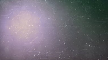 Oldukça renkli yüksek teknoloji soyut arka plan, bilimsel konsept - soyut üç boyutlu canlandırma