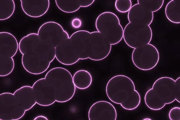 Kreatív Gyönyörű Rózsaszín Hatalmas Mennyiségű Biológiai Élő Sejtek Háttér Vagy — Stock Fotó