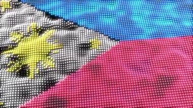 Filipinler web konsept bayrak döngüsü