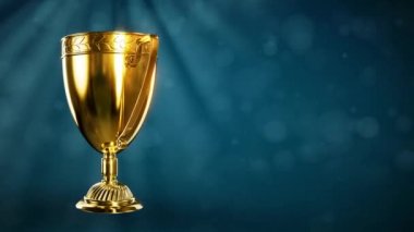 Odaklanamayan arkaplanda ödül kadehi, içerik için ücretsiz yer