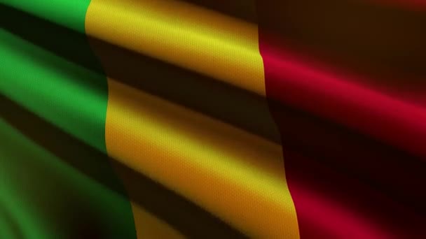 Mali Flag Loop Animation — Stock Video