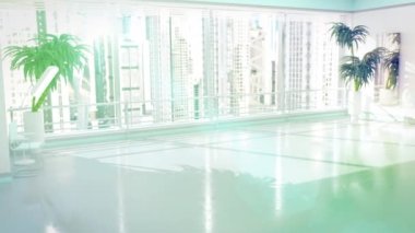 yüksek teknoloji modern tıbbi klinik arka planı