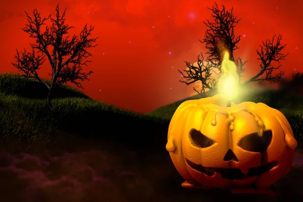 Halloween Színes Aranyos Sötét Éjszakai Textúra Háttér Design Sablon Illusztráció — Stock Fotó