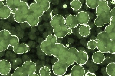 güzel biyo-kaos bilgisayar grafikleri arkaplan veya doku çizimi