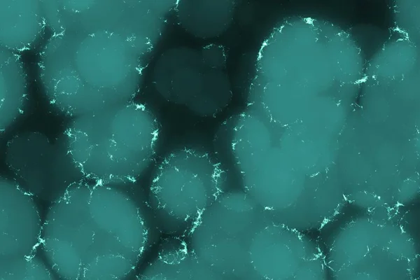 Bir Sürü Organik Unicellular Dijital Arkaplan Çizimi — Stok fotoğraf