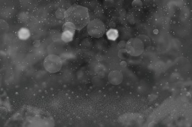 fantastik, soyut, ışıltılı arka plan ışıltılı ışıklar ve düşen kar taneleri, içeriğiniz için boş boşluklu, odak dışı bırakılmış bokeh - festal model dokusu