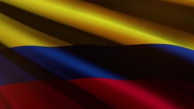 Kolombiya bayrağı - döngü animasyonu