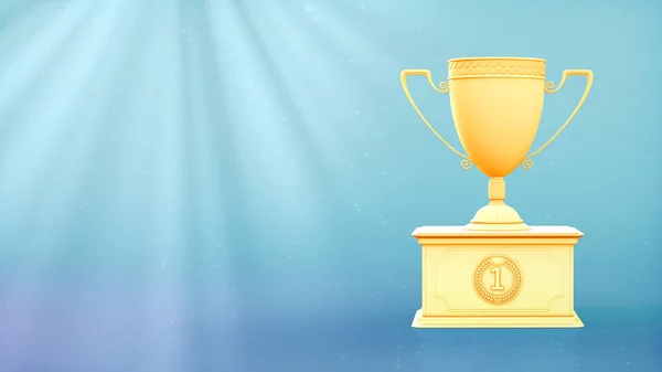 Coloridos Ganadores Cuenco Pedestal Símbolo Del Concurso Objeto Representación — Foto de Stock