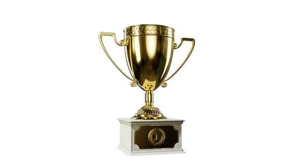 1St Place Cup Podium Contest Victory Symbol Isolated Object Illustration — Stock Photo, Image