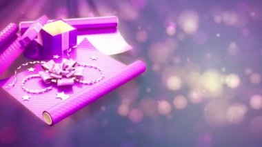 hediye paketi kağıdı ve mevcut döndür festal bg