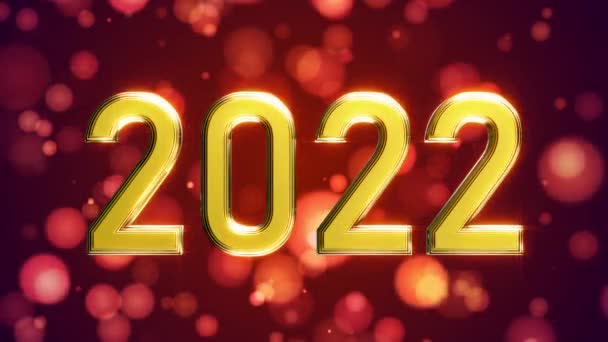 关于新年假期的2022年版本 — 图库视频影像