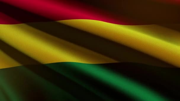 Bolivia Vlag Loop Animatie — Stockvideo