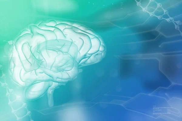 Людський Мозок Концепція Роботи Нейрохірургії Детальна Текстура Високих Технологій Або — стокове фото