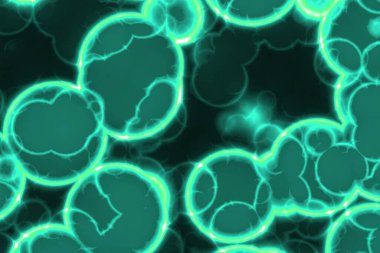 Güzel tasarım büyük miktarda ilkel organizmalar dijital olarak arkaplan ya da doku çizimi