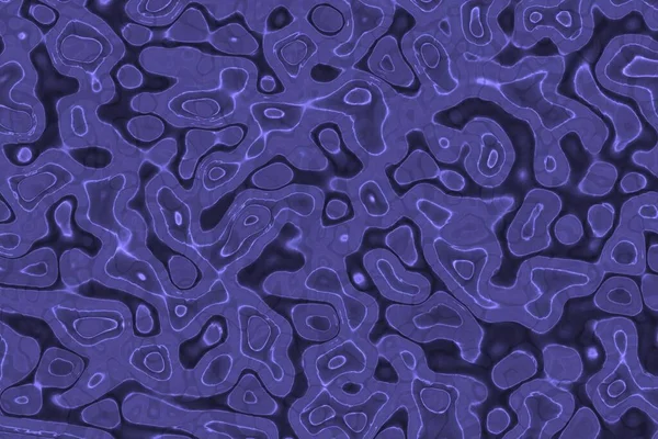 Гарний Синій Шаблон Круглими Кривими Ілюстрація Фонового Мистецтва Комп Ютера — стокове фото