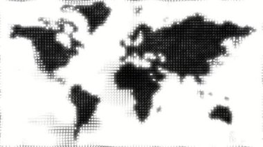 Dünya dijital bayrağı - döngü canlandırması