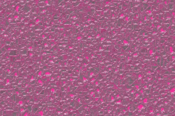 可爱的粉色电子晶体图案电脑艺术质感背景图 — 图库照片