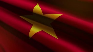 Vietnam bayrağı - döngü animasyonu