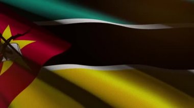 Mozambik bayrağı - döngü canlandırması