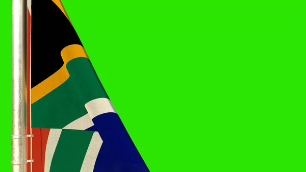 Flaga Rpa Dla Weteranów Dzień Zielonym Ekranie Izolowane Obiekt Ilustracja — Zdjęcie stockowe