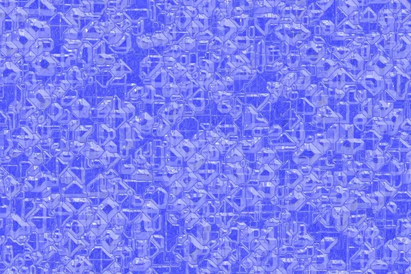 可爱的蓝光线生动的酸图案电脑艺术背景纹理图解 — 图库照片