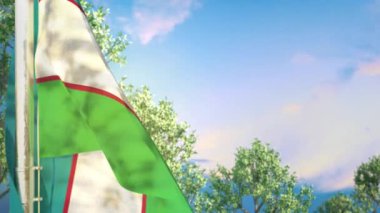  Milli marş için ağaçlarla ve gökyüzüyle bayrak asılacak