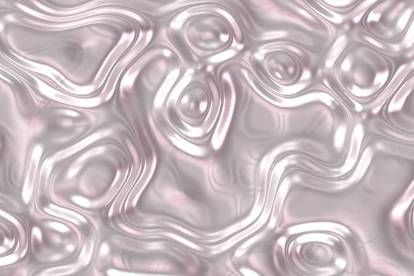 Креативная Розовая Блестящая Жидкость Полированный Металл Цифрового Искусства Текстура Иллюстрация — стоковое фото