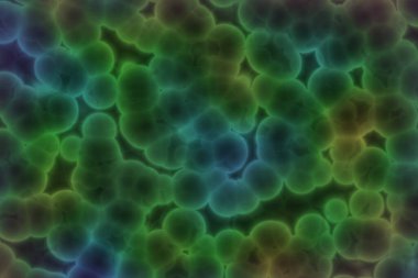 Şirin yaratıcı birçok organik virüs dijital arkaplan ya da doku çizimi