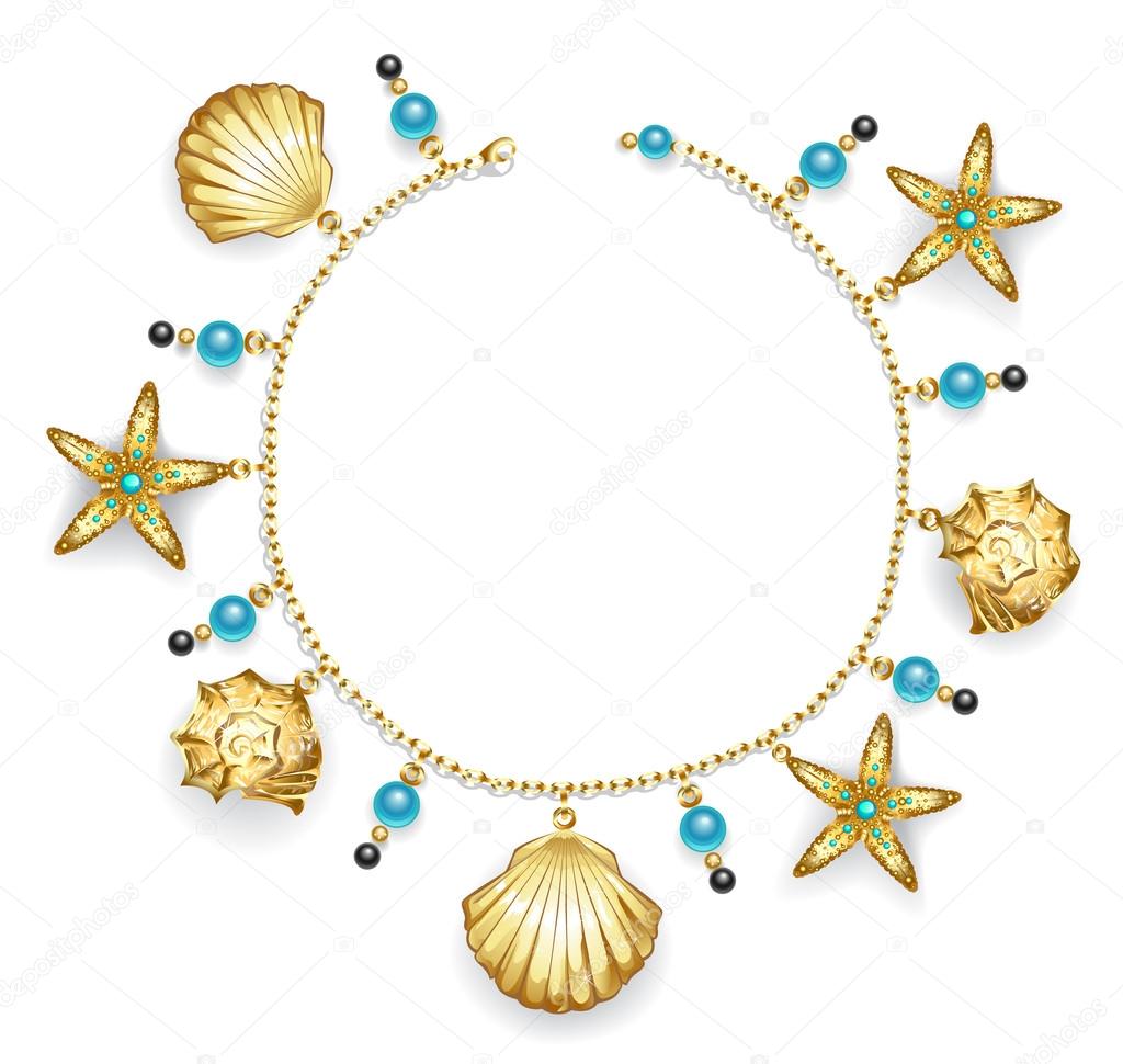 bracelet with seashells