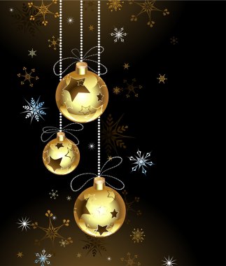 Altın Noel mücevherleri