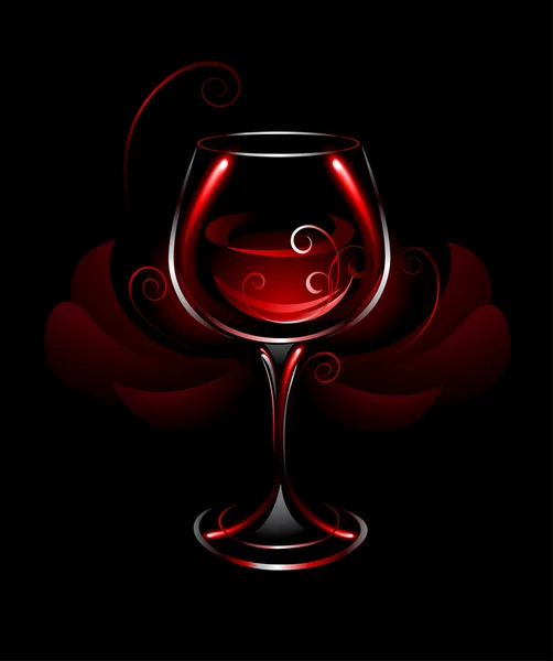红酒 wineglass — 图库矢量图片