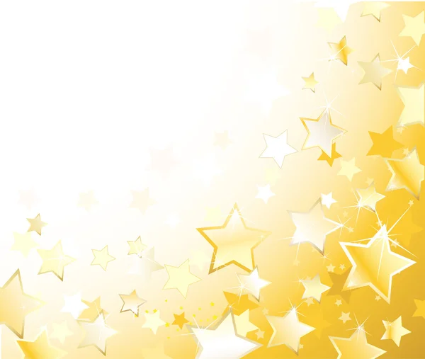 Estrellas de oro — Vector de stock