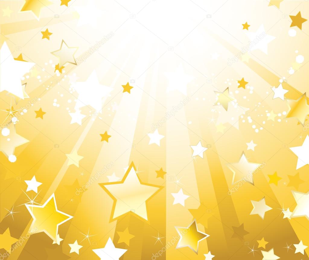 radiant background with stars