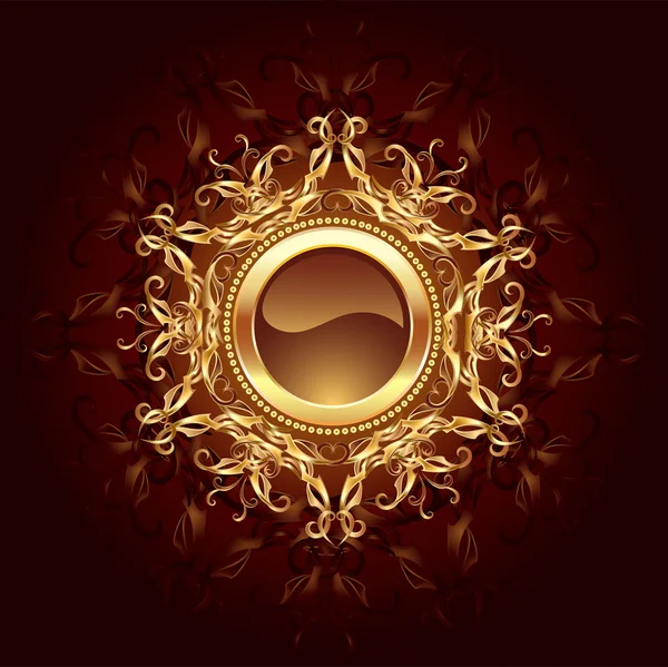 Bijoux ronds banne — Image vectorielle