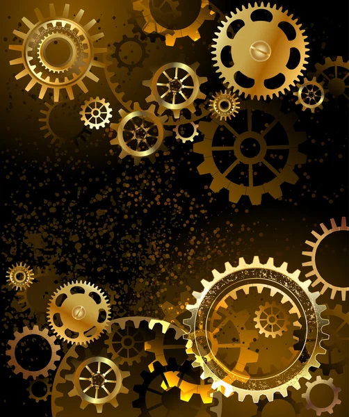 Background with gears — Stock Vector