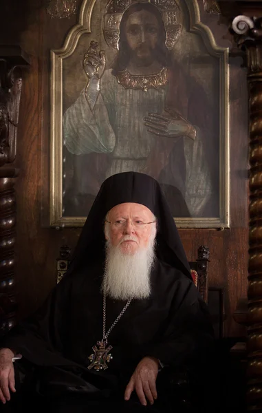 Su Santidad el Patriarca Ecuménico Bartolomé — Foto de Stock