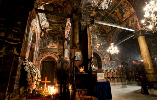 Tumba del Patriarca del Monasterio de Troya Maksim — Foto de Stock