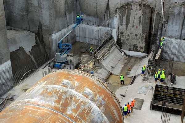 Underground construction site — Stock Photo, Image