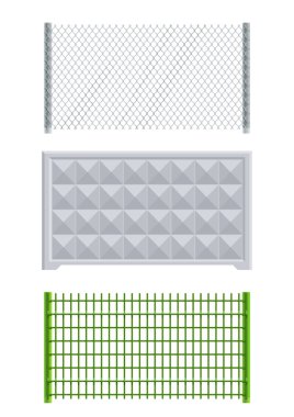 meallic net ve beton çit