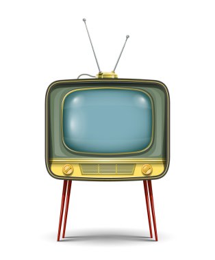 Retro televizyon seti