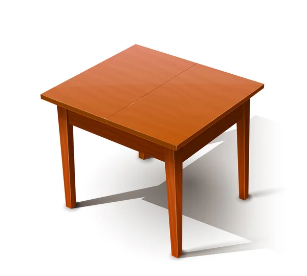 Дерев'яний стіл — стоковий вектор