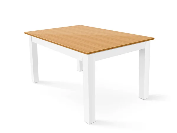 木制桌子。厨房的家具。矢量说明. — 图库矢量图片