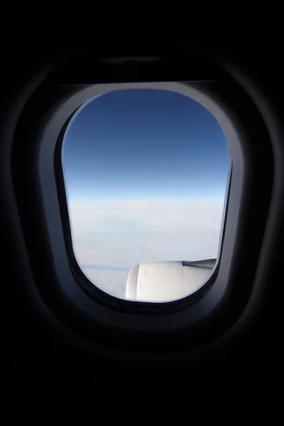 Vista desde la ventana de un avión —  Fotos de Stock